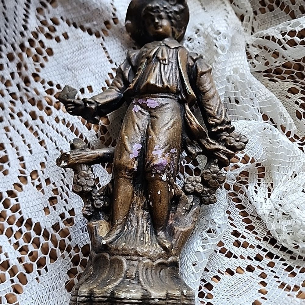 Sending A Love Letter Figural Piece Vintage Japan